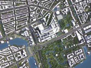 Rotterdam - 3D City Model 3D Model