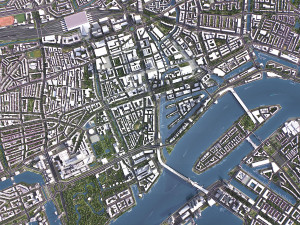 Rotterdam - 3D City Model 3D Model