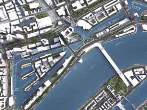 Rotterdam - 3D City Model 3D Model
