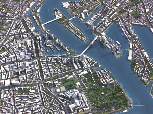 Rotterdam - 3D City Model 3D Model