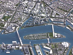 Rotterdam - 3D City Model 3D Model