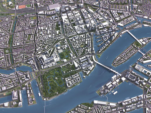 Rotterdam - 3D City Model 3D Model