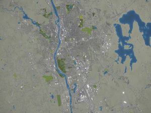 मैनचेस्टर - 3डी सिटी मॉडल 3D मॉडल