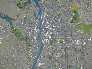 Manchester - 3D City Model Modèle 3D
