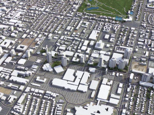 Phoenix - 3D City Model 3D Model