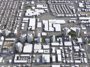Phoenix - 3D City Model 3D-Modell