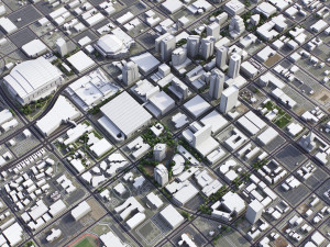 Phoenix - 3D City Model 3D-Modell