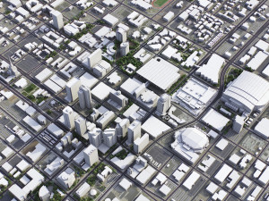 Phoenix - 3D City Model 3D-Modell