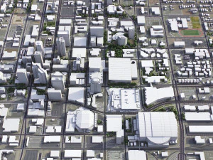 Phoenix - 3D City Model 3D Model
