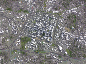 Charlotte - 3D City Model Modelo 3D