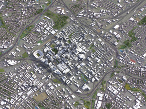 Charlotte - 3D City Model Modelo 3D