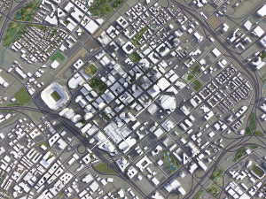 Charlotte - 3D City Model Modelo 3D