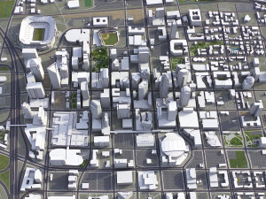 Charlotte - 3D City Model Modelo 3D