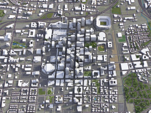 Charlotte - 3D City Model Modelo 3D