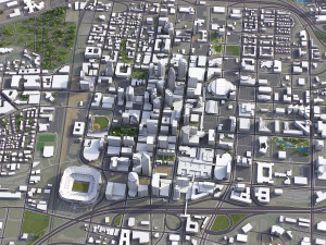 Charlotte - 3D City Model Modelo 3D