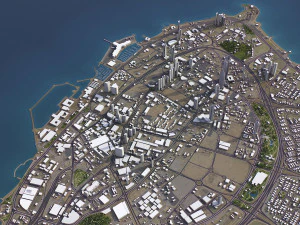 Kuwait - 3D City Model 3D Model