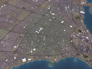 Kuwait - 3D City Model Modèle 3D