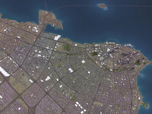 Kuwait - 3D City Model 3D Model