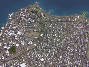 Kuwait - 3D City Model Modèle 3D