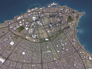Kuwait - 3D City Model 3D Model