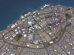 Kuwait - 3D City Model Modèle 3D
