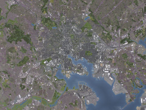 Baltimore - 3D City Model 3D मॉडल