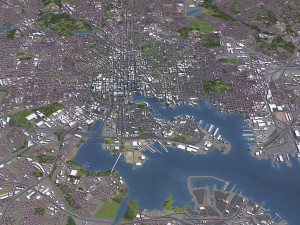 Baltimore - 3D City Model 3D Модель