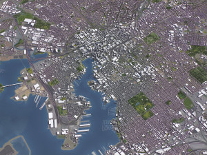 Baltimore - 3D City Model 3D Модель