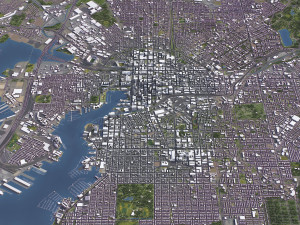 Baltimore - 3D City Model 3D Модель