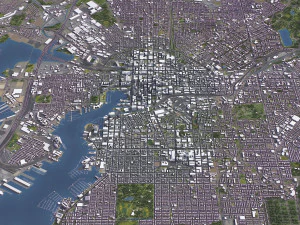 Baltimore - 3D City Model 3D Model