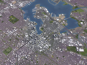 Baltimore - 3D City Model 3D Модель