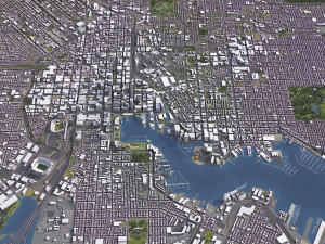 Baltimore - 3D City Model 3D Модель