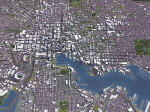Baltimore - 3D City Model 3D Model