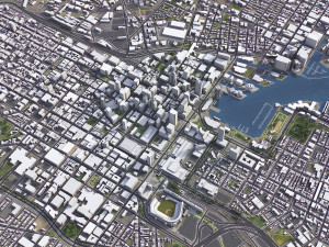 Baltimore - 3D City Model 3D Модель