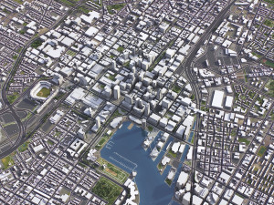 Baltimore - 3D City Model 3D Модель