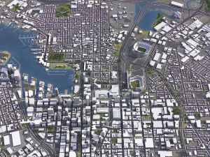 Baltimore - 3D City Model 3D Model