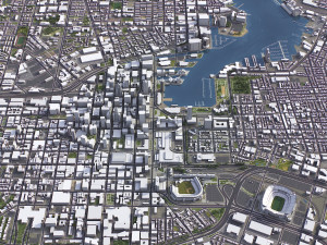 Baltimore - 3D City Model 3D Модель
