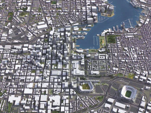 Baltimore - 3D City Model 3D Model