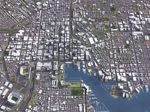 Baltimore - 3D City Model 3D Модель