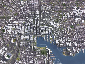 Baltimore - 3D City Model 3D Model