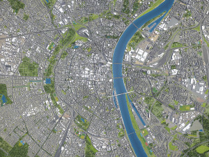 Cologne - 3D City Model 3D मॉडल