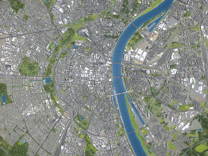 Cologne - 3D City Model 3D Model