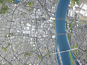 Cologne - 3D City Model 3D मॉडल