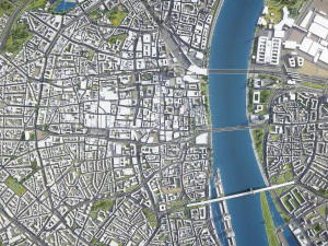 Cologne - 3D City Model 3D Model