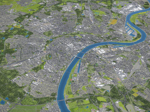 Cologne - 3D City Model 3D मॉडल