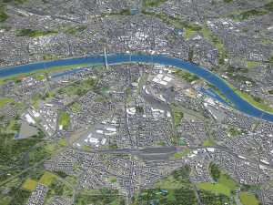 Cologne - 3D City Model 3D मॉडल