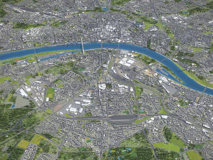 Cologne - 3D City Model 3D Model