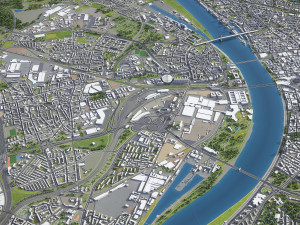 Cologne - 3D City Model 3D मॉडल