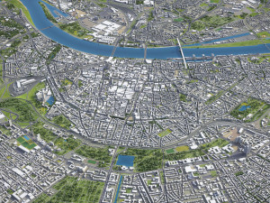 Cologne - 3D City Model 3D मॉडल