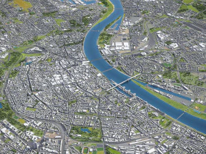 Cologne - 3D City Model 3D Model